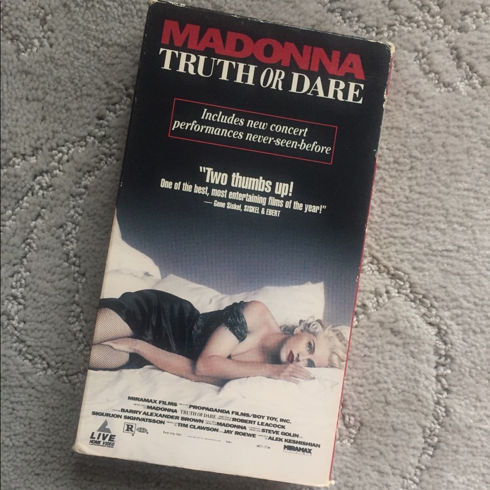VHS | Madonna: Truth or Dare